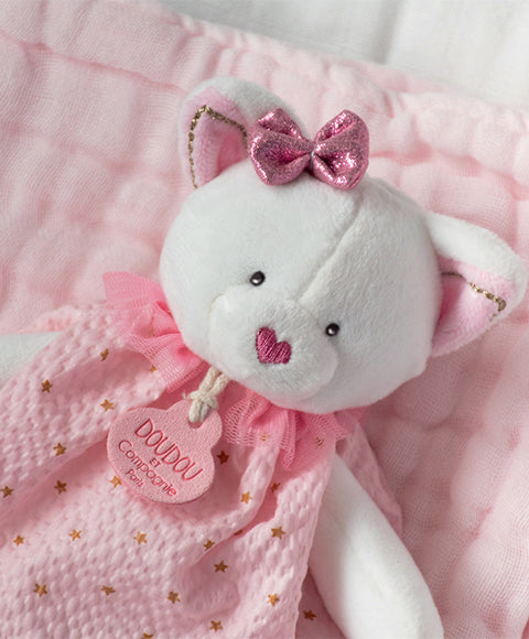 Peluche Chat rose Attrape-rêves