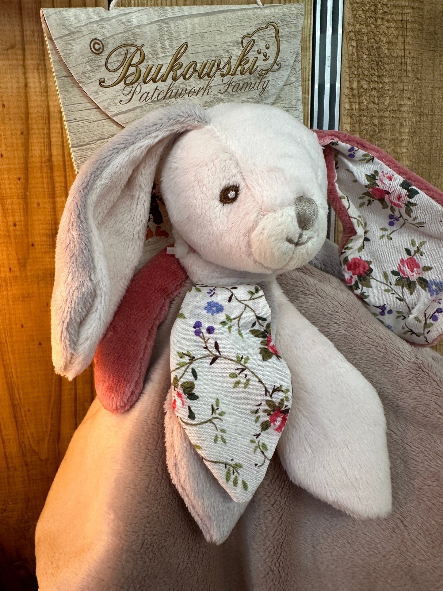 Doudou lapinou bibi baby rug