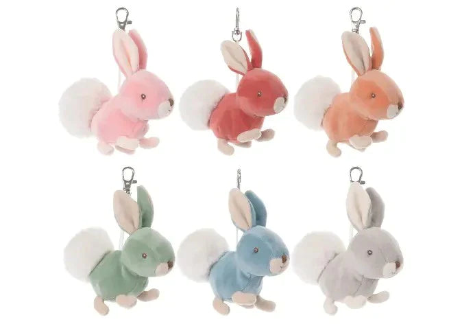 Porte-clés lapin coloré